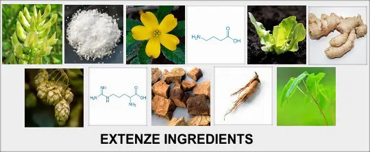 extenze ingredients