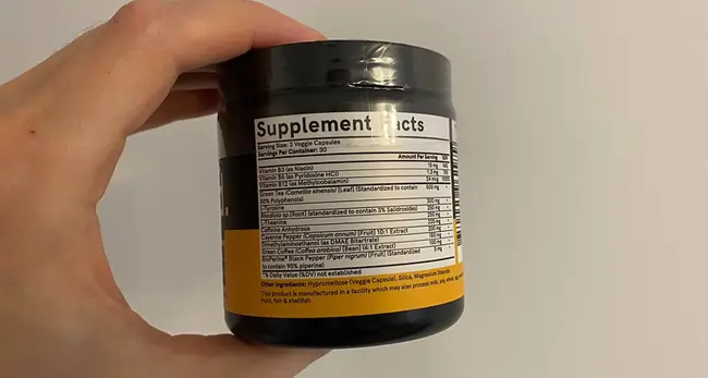 primeshred ingredients